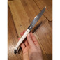 Set 6 coltelli bistecca Le couteau de Laguiole manico Osso