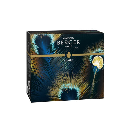 Cofanetto Lampe Berger Etincelle grigia con profumo Petillance Exquise