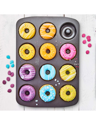Stampo antiaderente 12 mini donuts Birkmann