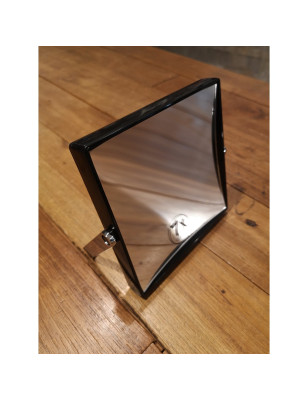 Specchio biluce Acca Kappa ingrandimento 7X cm 13 nero