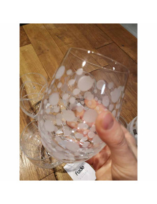 Set 6 bicchieri Mixo Fade in vetro molato