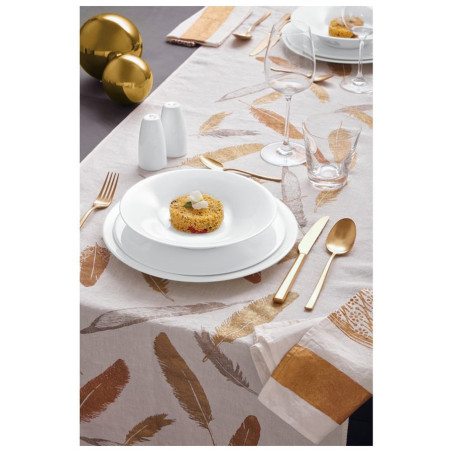 Piatto piano dolce e frutta Arthur Krupp Neve 18,5 cm