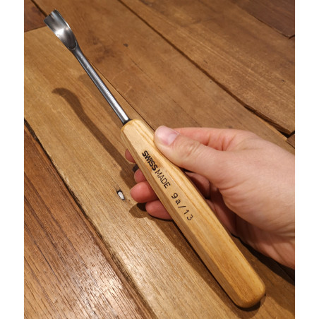 Sgorbia legno Pfeil 9a/13 cucchiaio sezione curva taglio 13 mm
