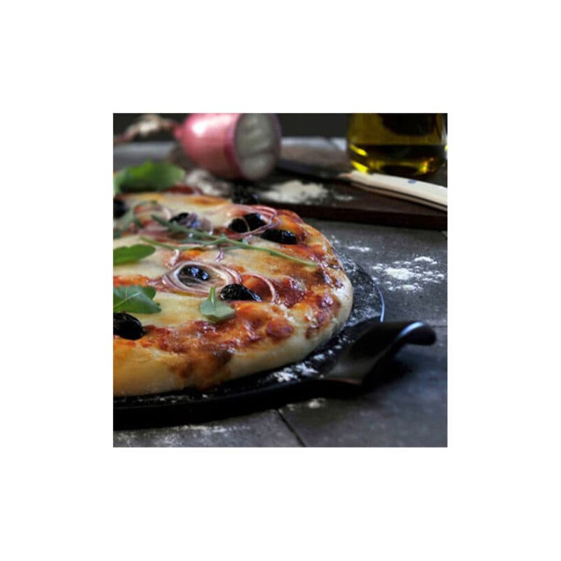 Pietra per pizza Emile Henry ceramica fusain 36 cm