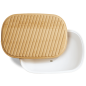 Porta pane con tagliere in legno Emile Henry Porta pane con tagliere in legno Emile Henry