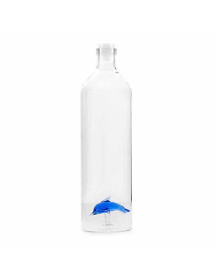 Bottiglia in vetro con tappo in silicone Balvi Delfino 1,2 L