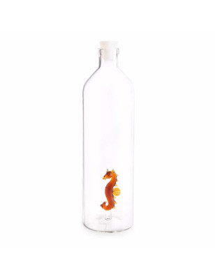 Bottiglia acqua in vetro Balvi Cavalluccuio Marino 1,2 litri