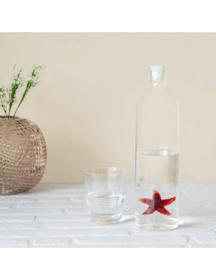 Bottiglia acqua in vetro Balvi Stella marina 1,2 litri