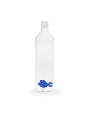 Bottiglia acqua in vetro Balvi pesce blu 1,2 litri