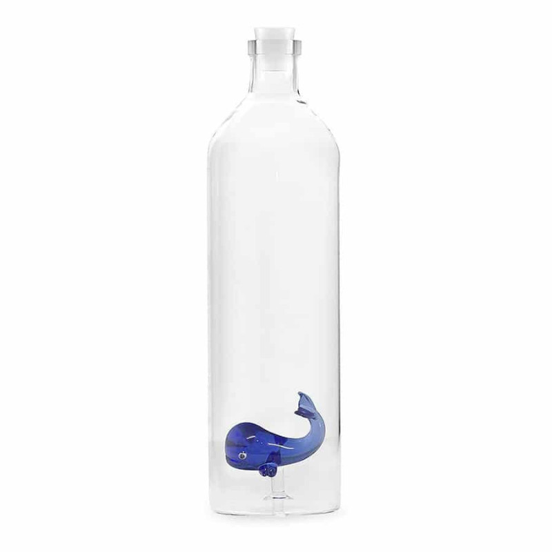 Bottiglia acqua in vetro Balvi Balena 1,2 litri