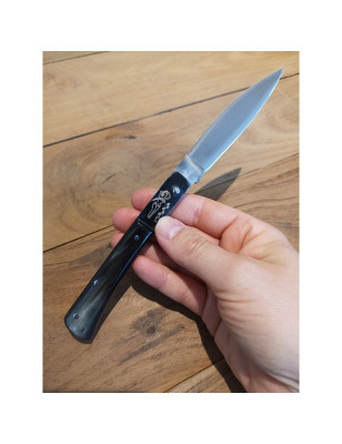 Coltello chiudibile San Fratellano Fraraccio corno di Bue scuro 20 cm