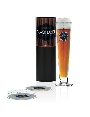 Bicchiere birra Ritzenhoff Black Label Iris Interthal 385 ml