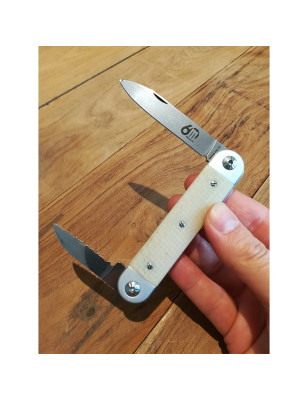 Coltello da tasca due lame Maserin Sessantesimo 195 Micarta