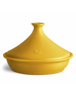 Tajine Emile Henry ceramica giallo girasole 32 cm