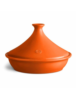 Tajine Emile Henry ceramica arancione zucca 32 cm