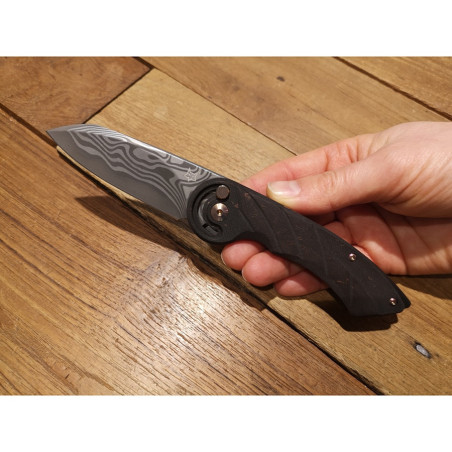 Coltello chiudibile damasco Fox Radius FX-550 DCFR
