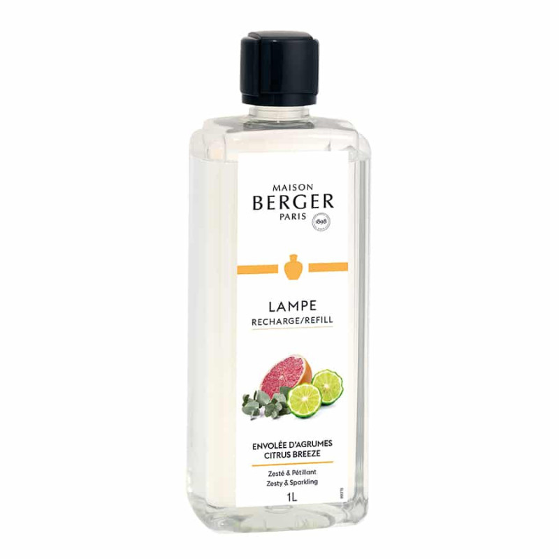 Ricarica lampada catalitica Berger Envolèe d'Agrumes 1 litro Ricarica lampada catalitica Berger Envolèe d'Agrumes 1 litro