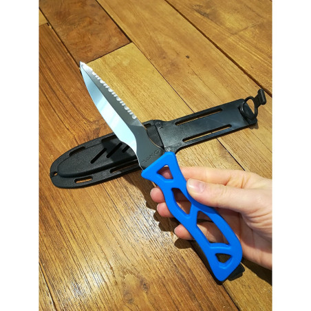 Coltello da sub subacqueo lama fissa Mac Mako