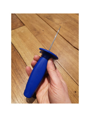 Coltello apriostriche lama inox Mac D520 manico blu