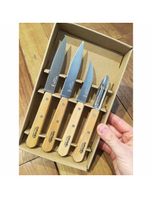Set 3 coltelli e pelapatate da cucina Opinel