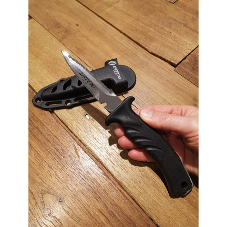 Coltello da sub subacqueo lama fissa Mac Torpedo 9