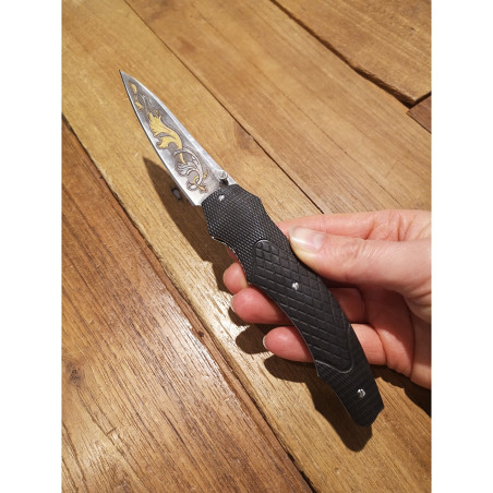 Coltello chiudibile Maserin Gun Line 398 KT Ebano