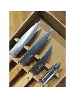 Set 3 coltelli e pelapatate da cucina Opinel