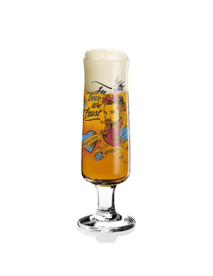 Set 4 bicchieri birra Ritzenhoff Petra Mohr e Werner Bohr 40 cl