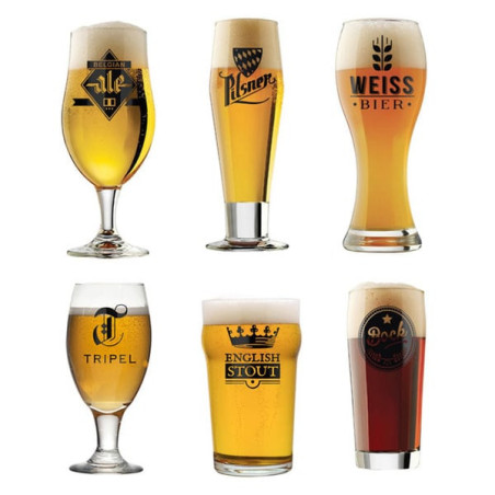 Set 6 bicchieri da Birra Balvi L'Hédoniste