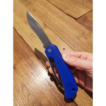 Coltello chiudibile da nautica barca Mac B91/5 blu