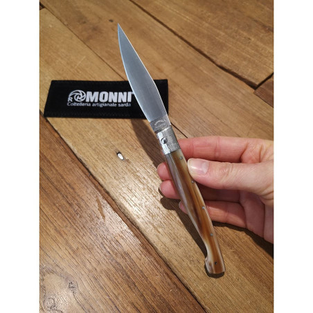 Coltello chiudibile Pattada Roberto Monni corno di Bue cm 20