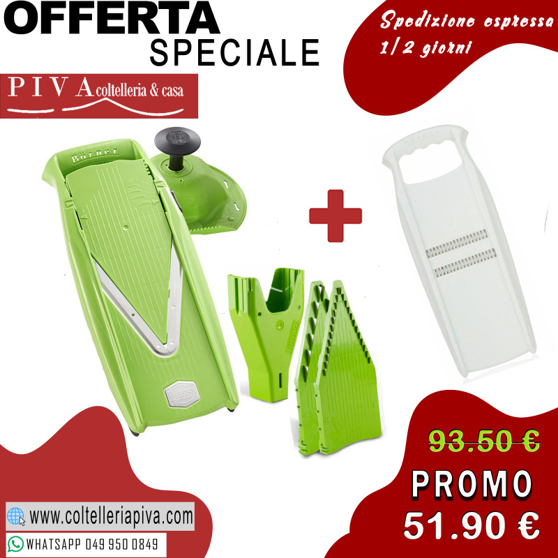 Set mandolina affetta verdure Borner V5 PowerLine + Roko Set mandolina affetta verdure Borner V5 PowerLine + Roko