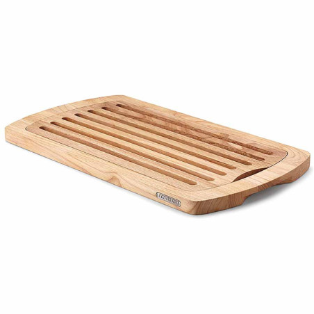 Tagliere Continenta in legno di gomma per pane 45 x 26 cm