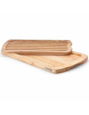 Tagliere Continenta legno di gomma specifico per il pane
