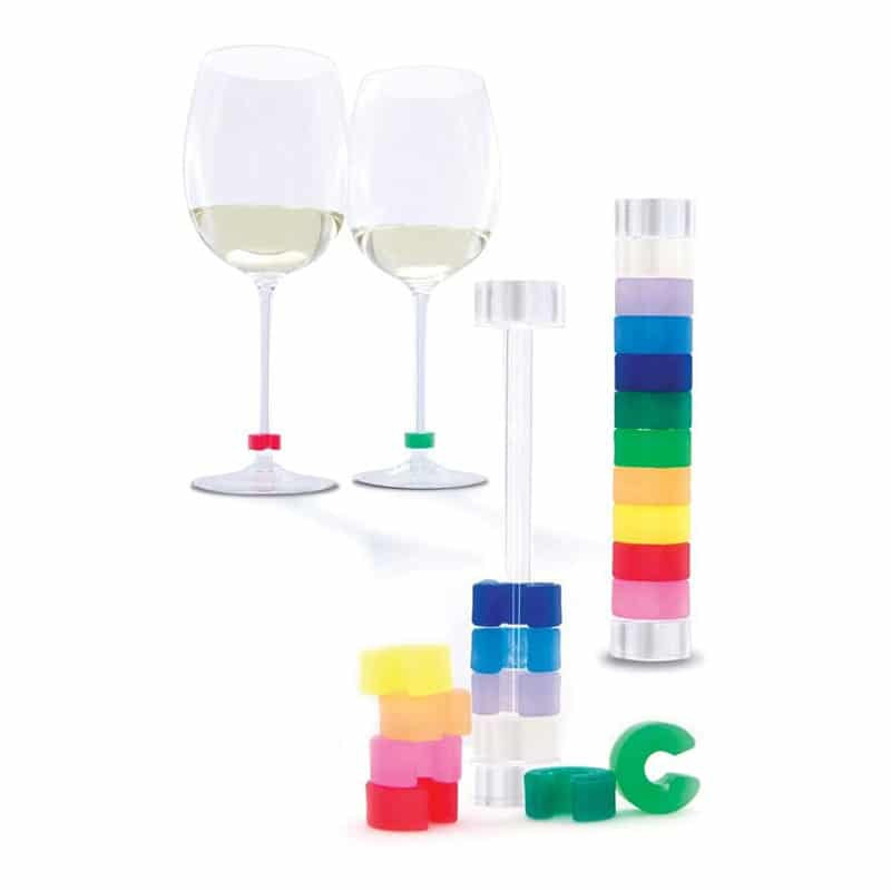 Identificatori bicchieri colorati Pulltex 10 pezzi