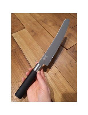 Coltello pane seghettato Kai Wasabi Black 23 cm