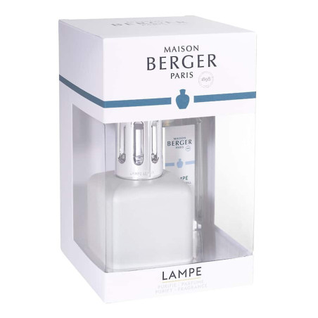 Cofanetto Lampe Berger Glaçon bianco neve con profumo 250 ml. Idea regalo per ogni occasione, natale, compleanno, san valentino