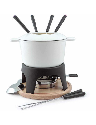 Set fonduta Swissmar Sierra bianco