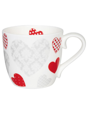 Tazza Konitz senti l'amore in bone china 450 ml. Idea regalo san valentino