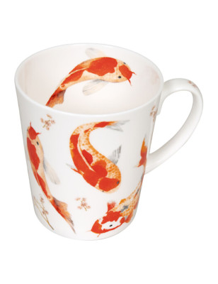 Tazza Konitz Carpa Koi in bone china 600 ml. Idea regalo per casa cucina