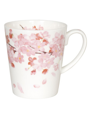 Tazza Konitz Fiori di Ciliegio in bone china 600 ml. Idea regalo per ogni occasione
