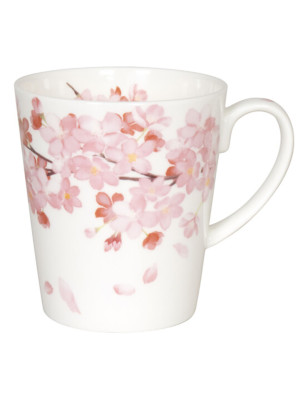 Tazza Konitz Fiori di Ciliegio in bone china 600 ml. Idea regalo per ogni occasione