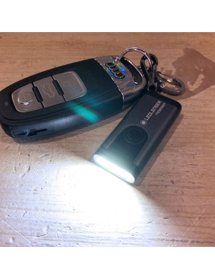Luce portachiavi Led Lenser K4R ricaricabile 120 lumen. Coltelleria Piva Conselve