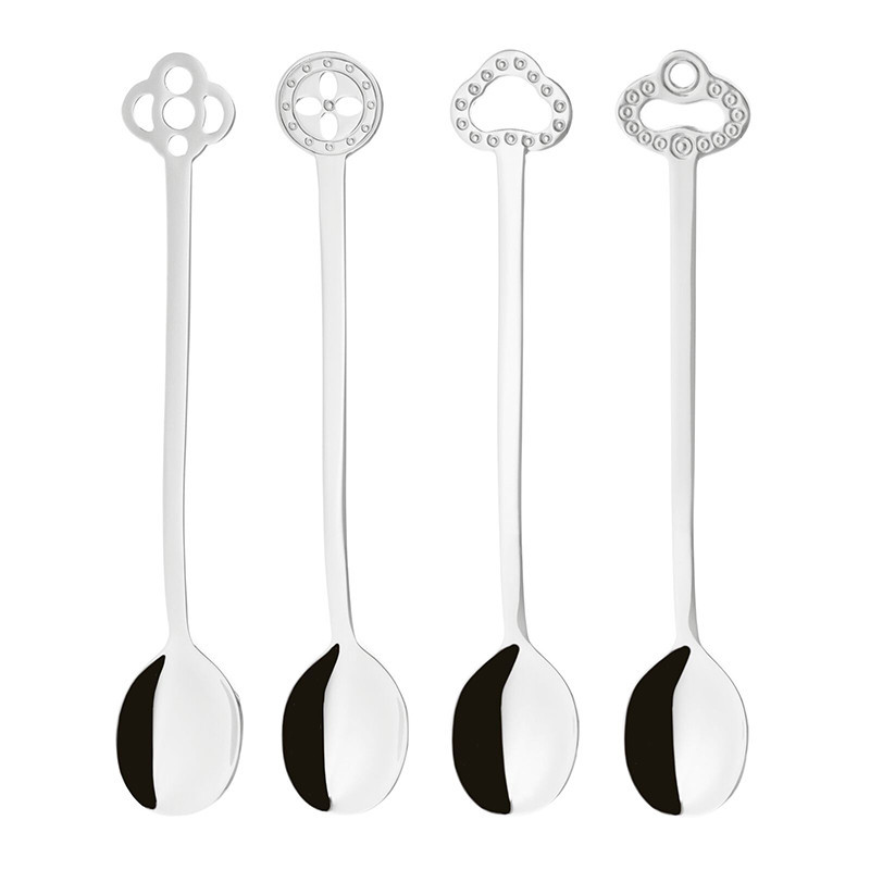 Set 4 cucchiaini party Sambonet acciaio inox mirror Set 4 cucchiaini party Sambonet acciaio inox mirror