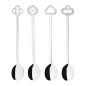 Set 4 cucchiaini party Sambonet acciaio inox mirror Set 4 cucchiaini party Sambonet acciaio inox mirror