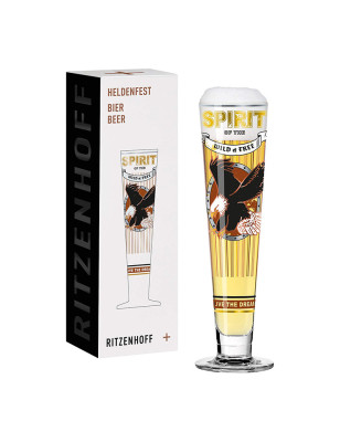 Bicchiere birra Ritzenhoff Heldenfest Michaela Koch 385 ml