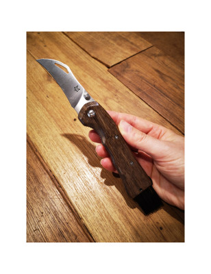 Coltello per funghi di alta qualità Fox FX-409. Realizzato in Italia
