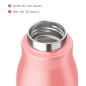 Bottiglia termica Zoku inox corallo 500 ml Bottiglia termica Zoku inox corallo 500 ml