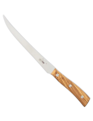 Coltello sfilettare flessibile Maglio Nero Iside ulivo cm 18