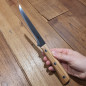 Coltello disosso carne Maglio Nero Iside legno di Olivo 13 cm